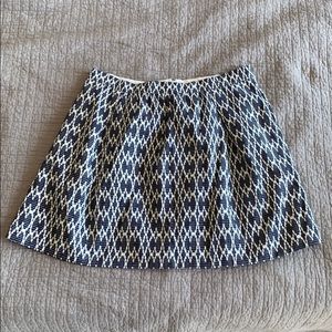 J Crew Fit and Flare Skirt with Pockets